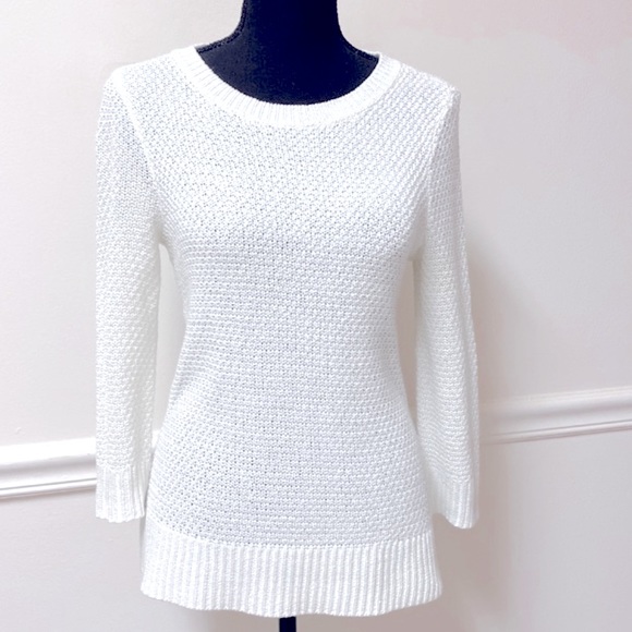 Ralph Lauren EUC Off-White/Cream Crochet Top - Picture 7 of 16